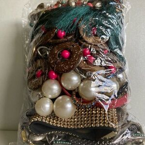 Mystery 3 lb + Fun crafters junk jewelry accessories parts Lot Vintage Modern